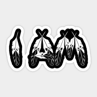 I Am (Tribes) Sticker